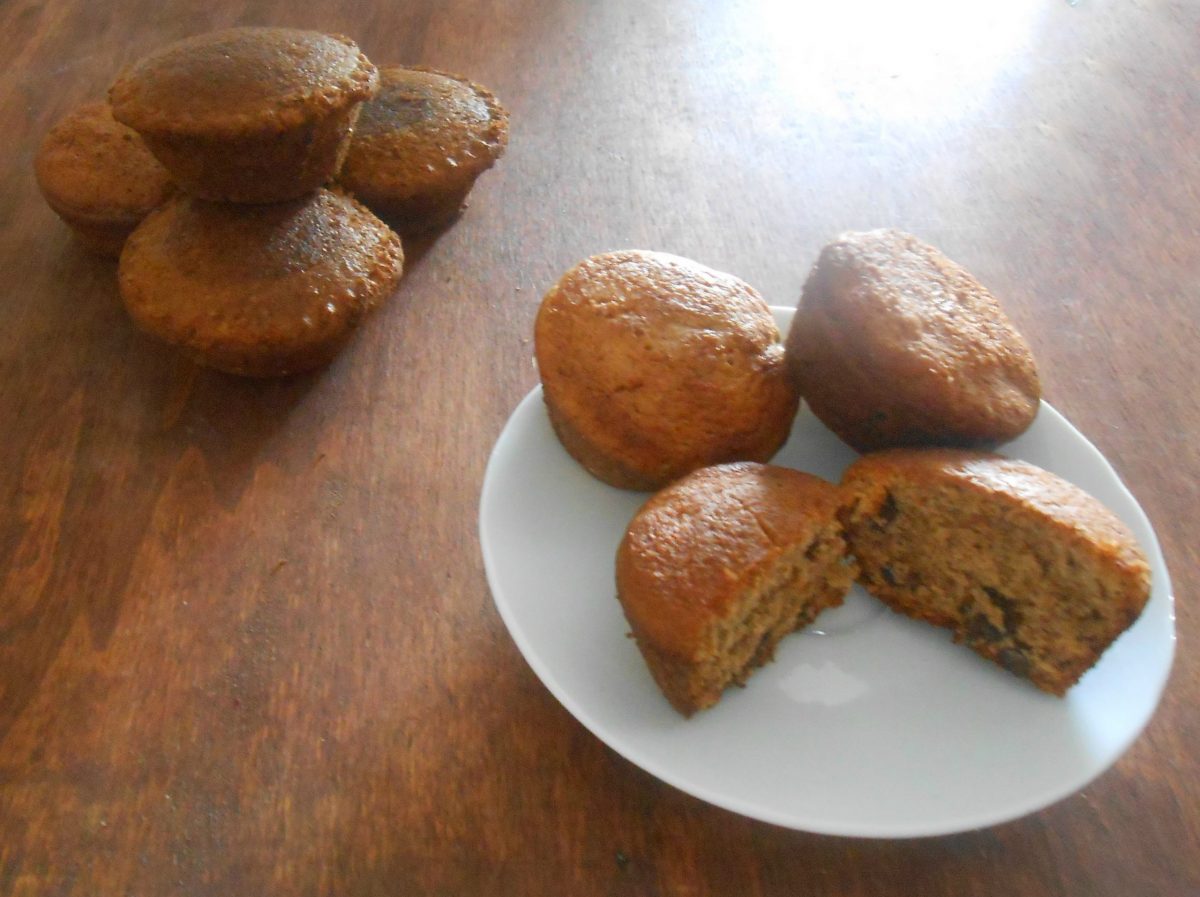 muffin con farina di castagne